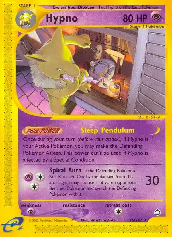 Hypno - Pokemon Aquapolis #16
