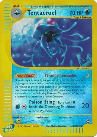 Tentacruel [Reverse Holo] - Pokemon Aquapolis #38