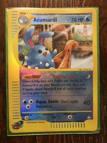 Azumarill [Reverse Holo] - Pokemon Aquapolis #4