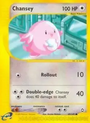 Chansey [Reverse Holo] - Pokemon Aquapolis #69