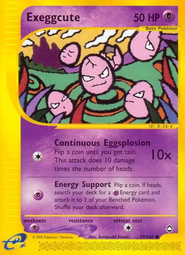 Exeggcute - Pokemon Aquapolis #77