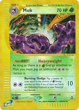 Muk [Reverse Holo] - Pokemon Aquapolis #23