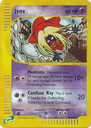Jynx [Reverse Holo] - Pokemon Aquapolis #18