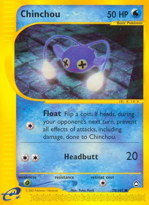 Chinchou - Pokemon Aquapolis #70