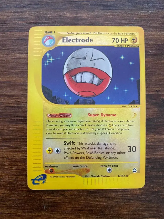 Electrode [Reverse Holo] - Pokemon Aquapolis #8