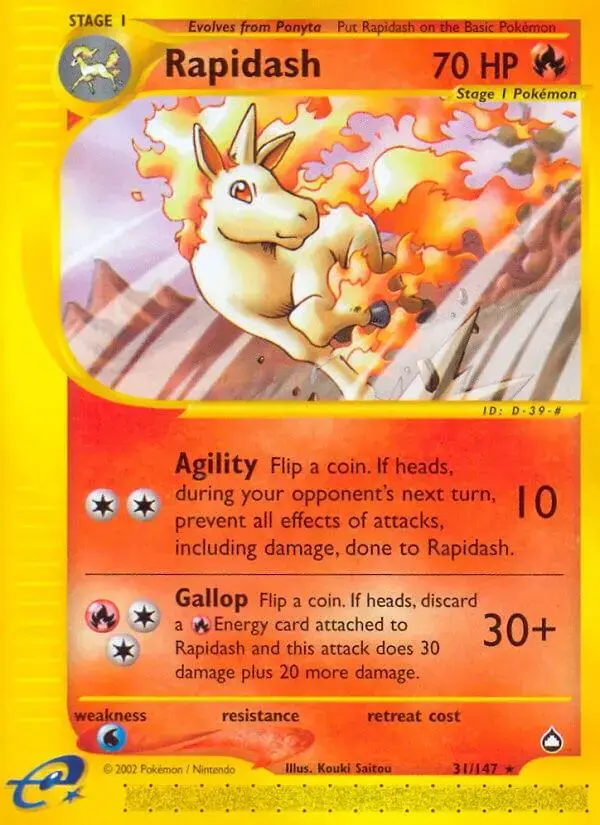 Rapidash - Pokemon Aquapolis #31