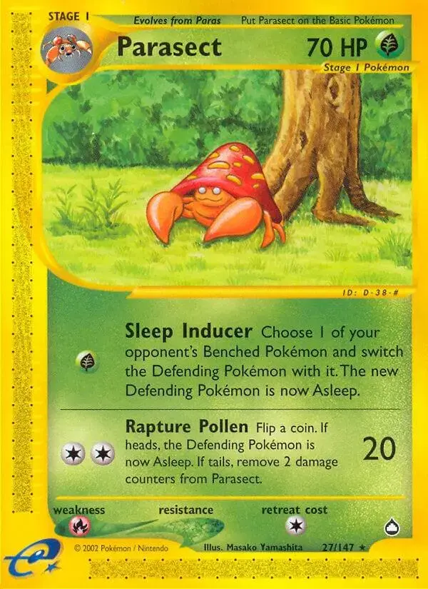 Parasect - Pokemon Aquapolis #27