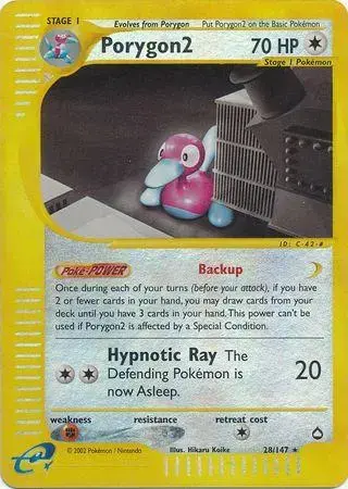 Porygon2 [Reverse Holo] - Pokemon Aquapolis #28
