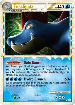 Feraligatr Prime 108 - Pokemon HeartGold & SoulSilver