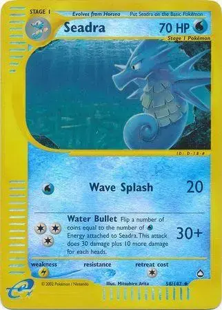 Seadra [Reverse Holo] - Pokemon Aquapolis #58