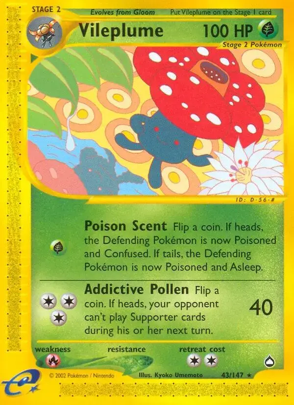 Vileplume - Pokemon Aquapolis #43