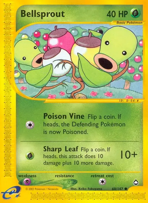 Bellsprout - Pokemon Aquapolis #68