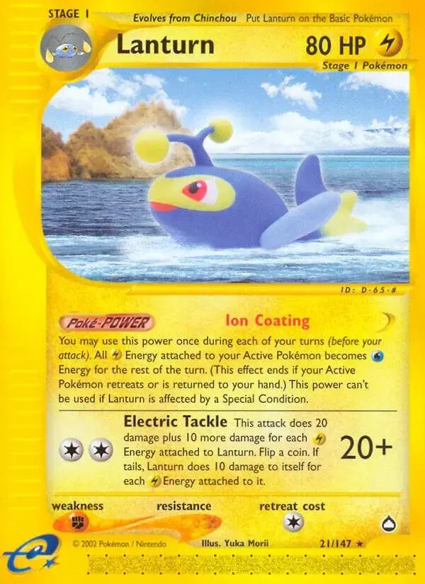 Lanturn - Pokemon Aquapolis #21