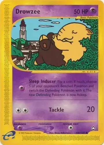 Drowzee - Pokemon Aquapolis #74B