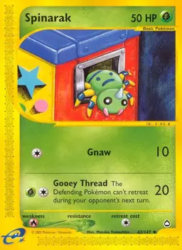 Spinarak - Pokemon Aquapolis