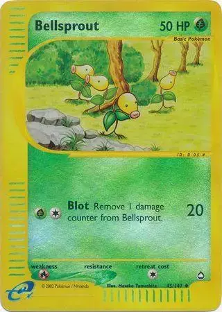 Bellsprout [Reverse Holo] - Pokemon Aquapolis #45