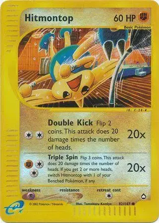 Hitmontop [Reverse Holo]