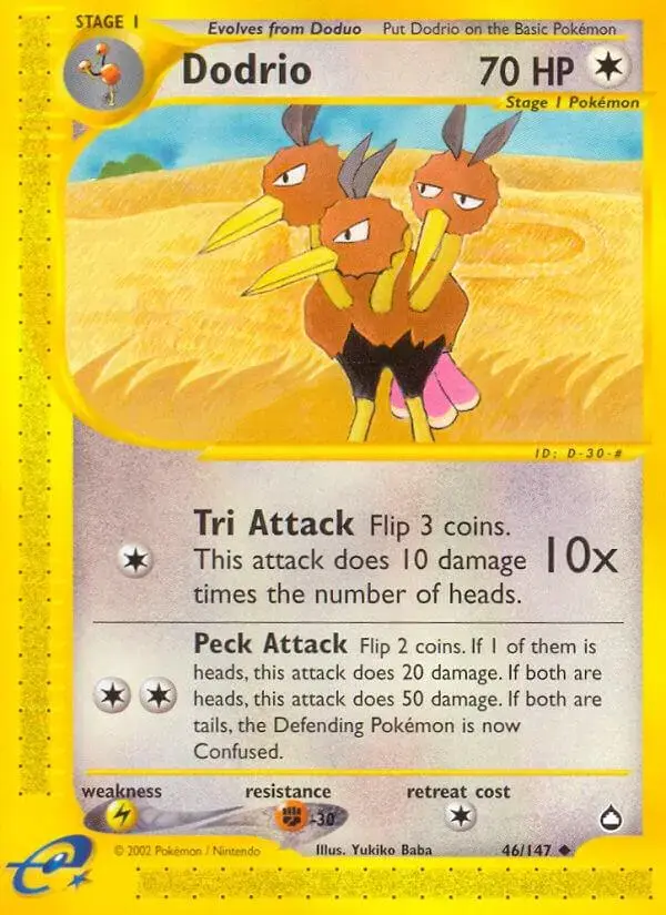 Dodrio - Pokemon Aquapolis #46