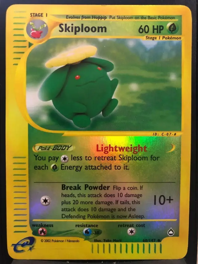 Skiploom [Reverse Holo] - Pokemon Aquapolis #60