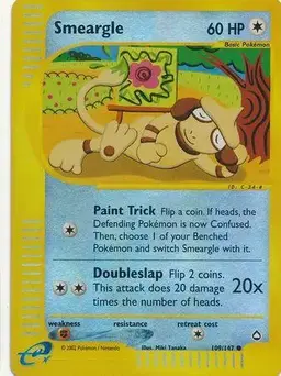 Smeargle [Reverse Holo] - Pokemon Aquapolis