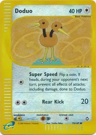 Doduo [Reverse Holo] - Pokemon Aquapolis #73