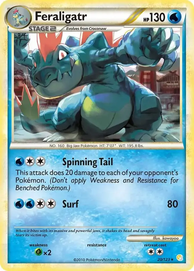 Feraligatr - Pokemon HeartGold & SoulSilver #20