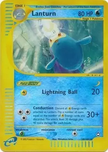 Lanturn [Reverse Holo] - Pokemon Aquapolis #20