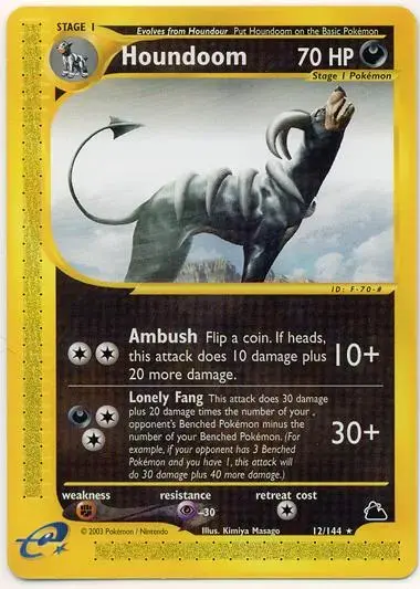 Houndoom [1st Edition] - Pokemon Japanese Mysterious Mountains #70