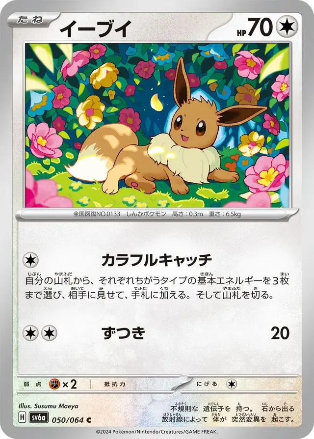 Eevee - Pokemon Japanese Night Wanderer #50