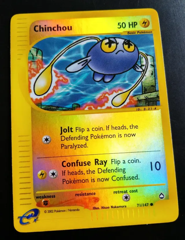 Chinchou [Reverse Holo] - Pokemon Aquapolis #71