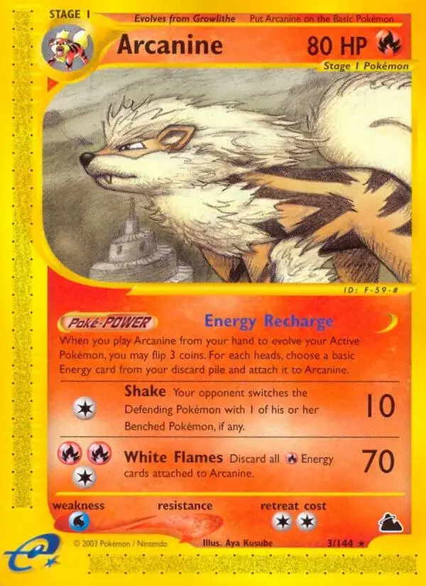 Arcanine - Pokemon Skyridge #3