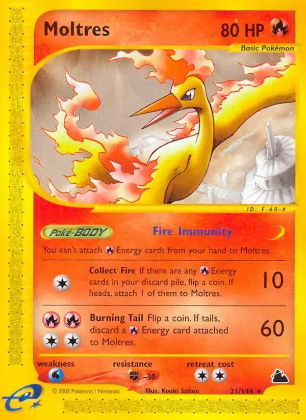 Moltres - Pokemon Skyridge #21