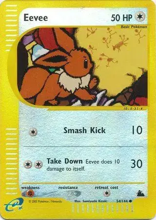 Eevee [Reverse Holo] - Pokemon Skyridge #54