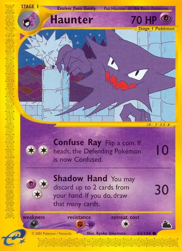 Haunter - Pokemon Skyridge #63
