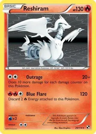Reshiram - Pokemon Black & White #26
