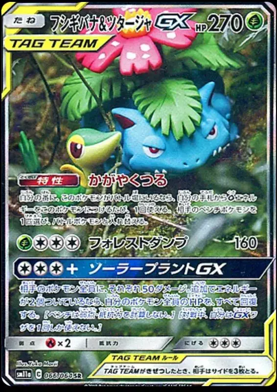 Venusaur & Snivy GX - Pokemon Japanese Remix Bout #66