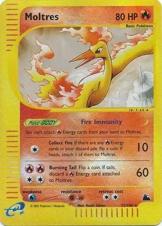 Moltres [Reverse Holo] - Pokemon Skyridge #21