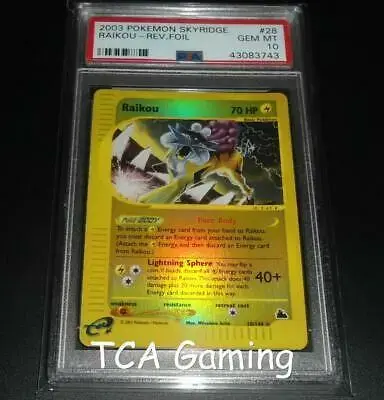 Raikou [Reverse Holo] - Pokemon Skyridge #28