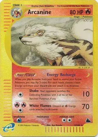 Arcanine [Reverse Holo] - Pokemon Skyridge #3