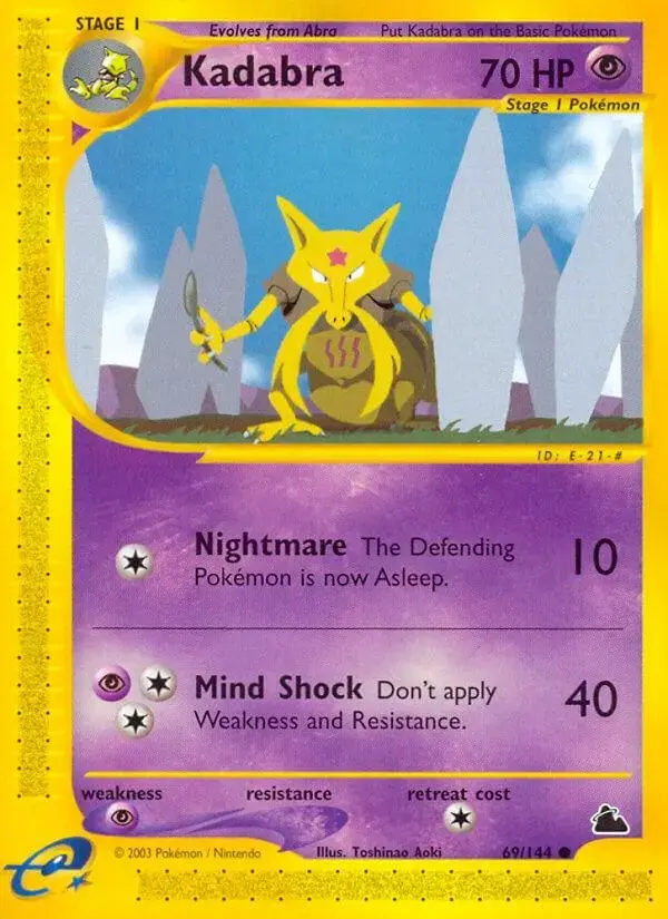 Kadabra - Pokemon Skyridge #69