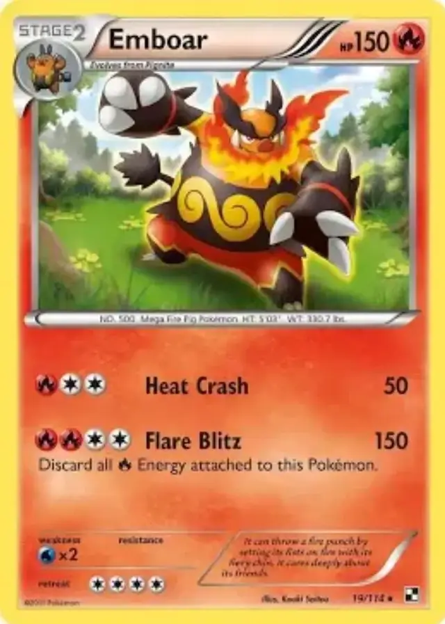 Emboar - Pokemon Black & White #19