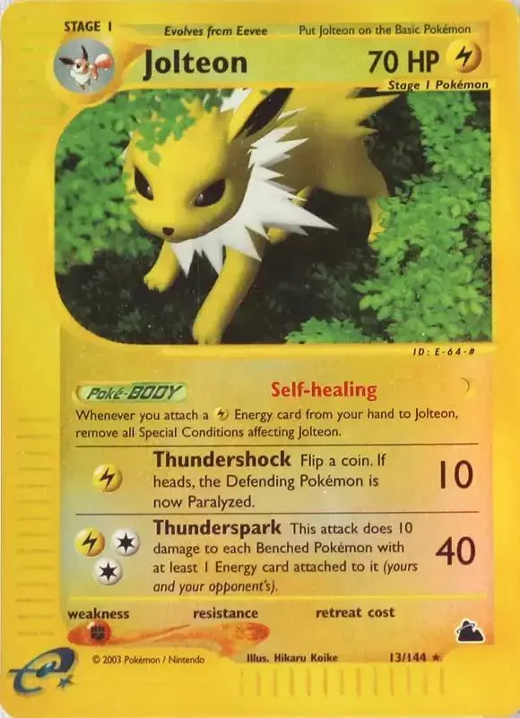 Jolteon [Reverse Holo] - Pokemon Skyridge #13