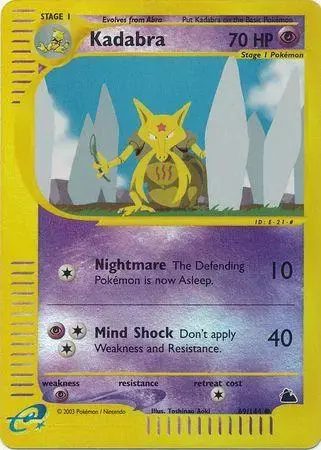 Kadabra [Reverse Holo] - Pokemon Skyridge #69