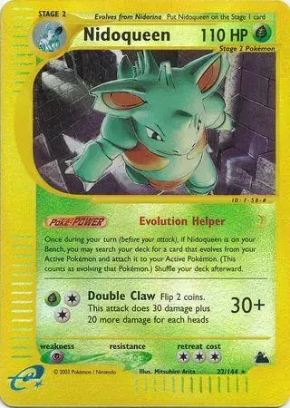 Nidoqueen [Reverse Holo] - Pokemon Skyridge #22