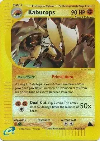 Kabutops [Reverse Holo] - Pokemon Skyridge #14