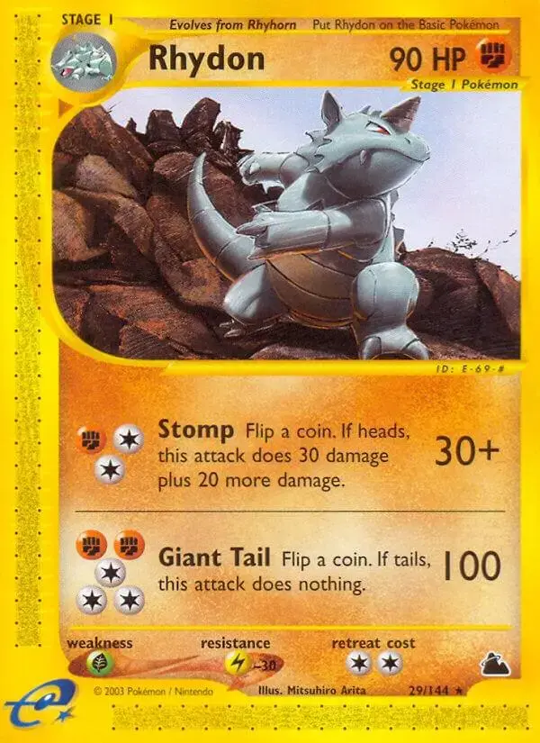 Rhydon - Pokemon Skyridge #29