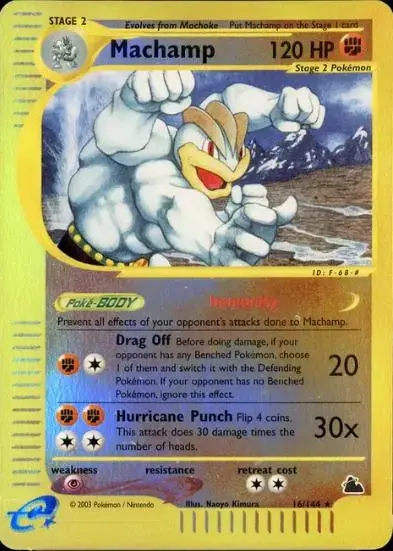 Machamp [Reverse Holo] - Pokemon Skyridge #16