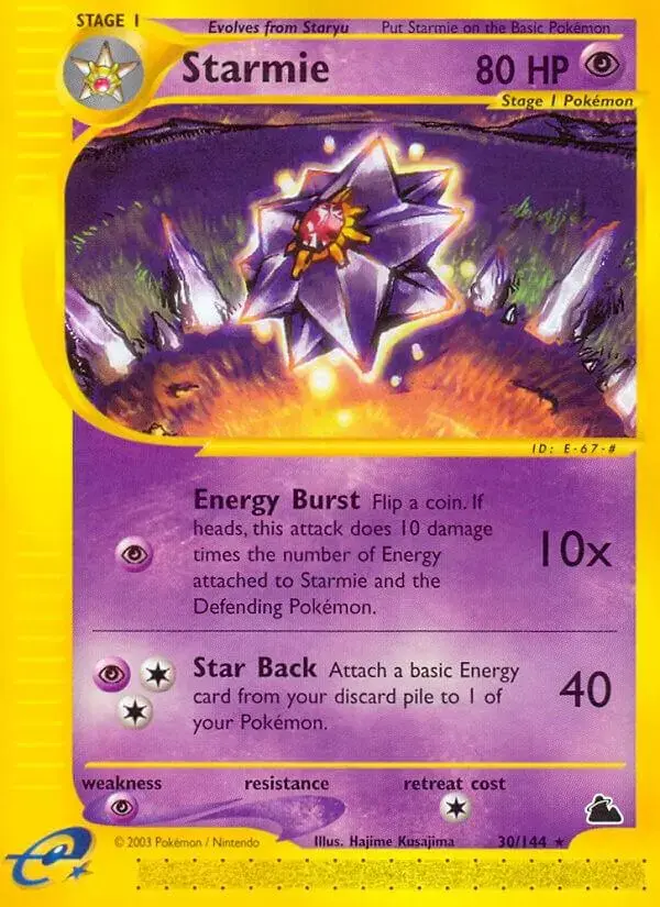 Starmie - Pokemon Skyridge #30