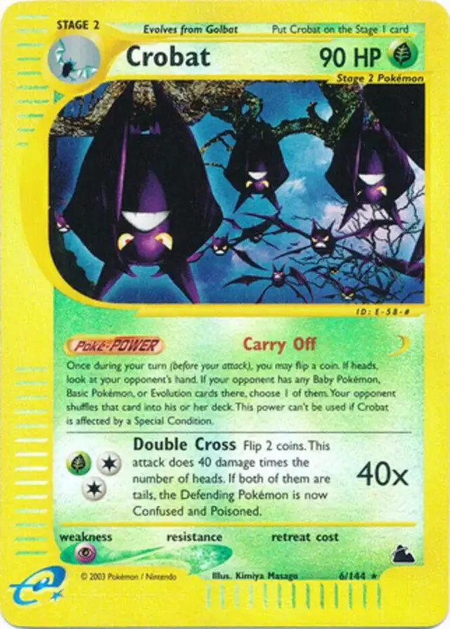 Crobat [Reverse Holo] - Pokemon Skyridge #6