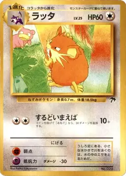 Raticate - Pokemon Japanese Southern Island